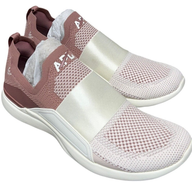 NIB APL TechLoom Bliss Ivory Creme Beachwood Athletic Running Sneakers Size 10.5