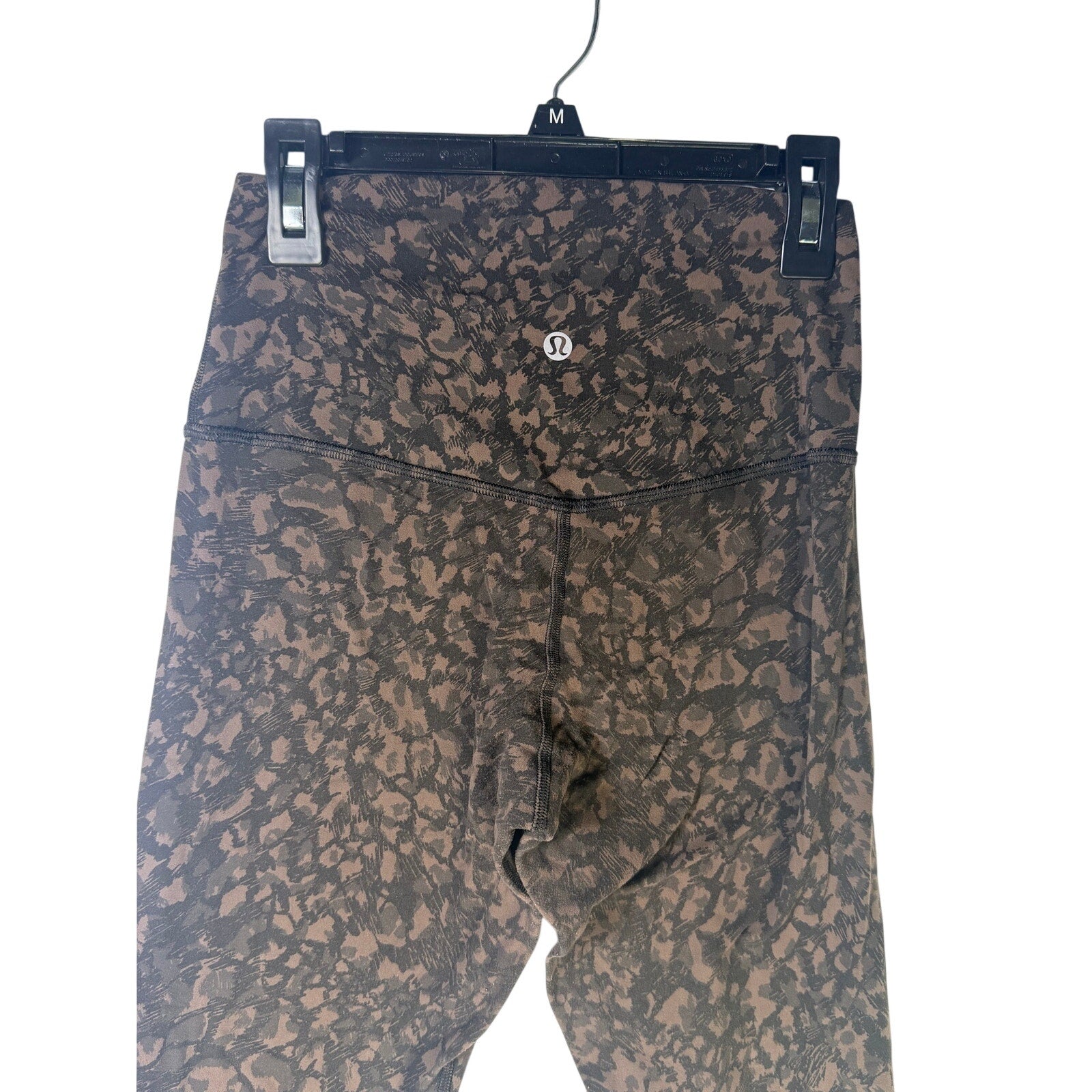 Lululemon Women’s Align High-Rise Leggings 25” Brown Black Camo Size 4