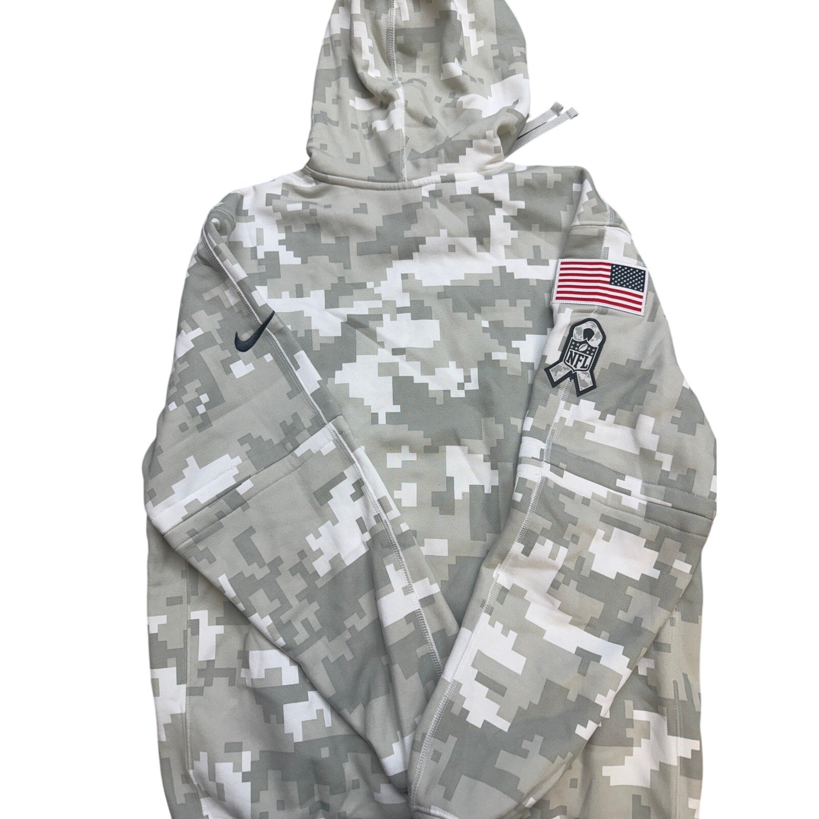 Nike NFL New Orleans Saints “Salute to Service” Hoodie – Gray Digital Camo