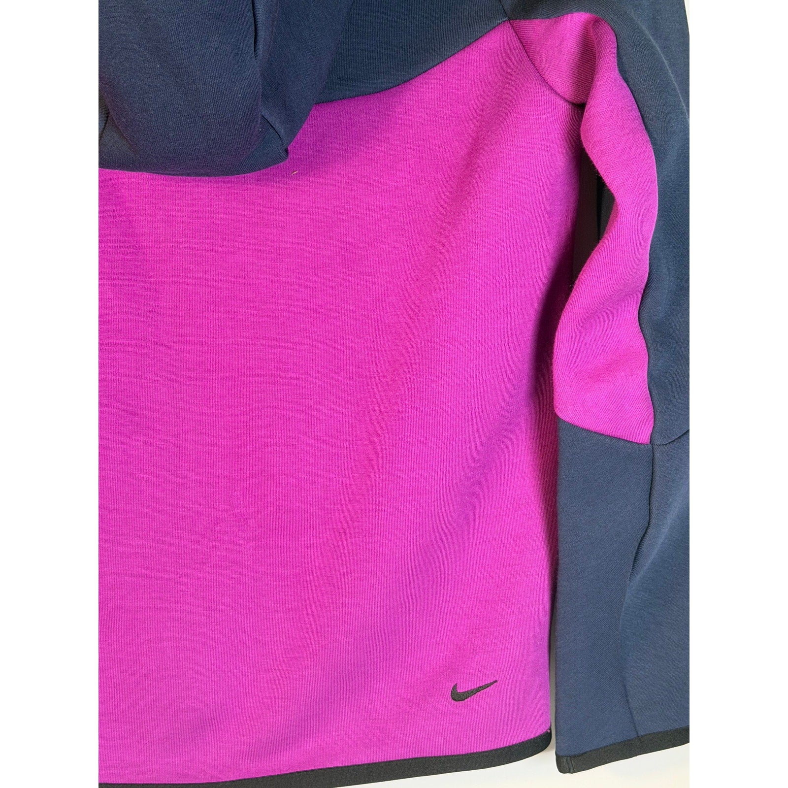 Nike Sportswear Tech Fleece Hoodie Full Zip Kids Large Purple Blue NWT