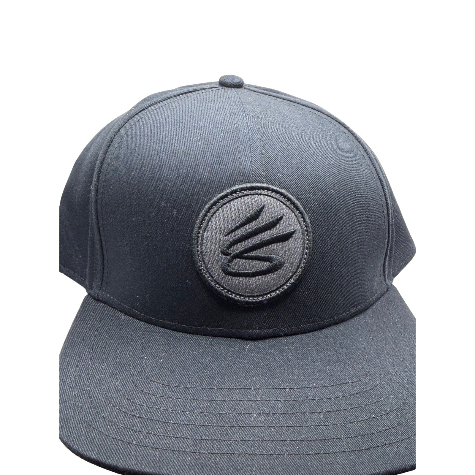 Curry Brand Black Snapback Hat Adjustable Basketball Cap One Size NWT