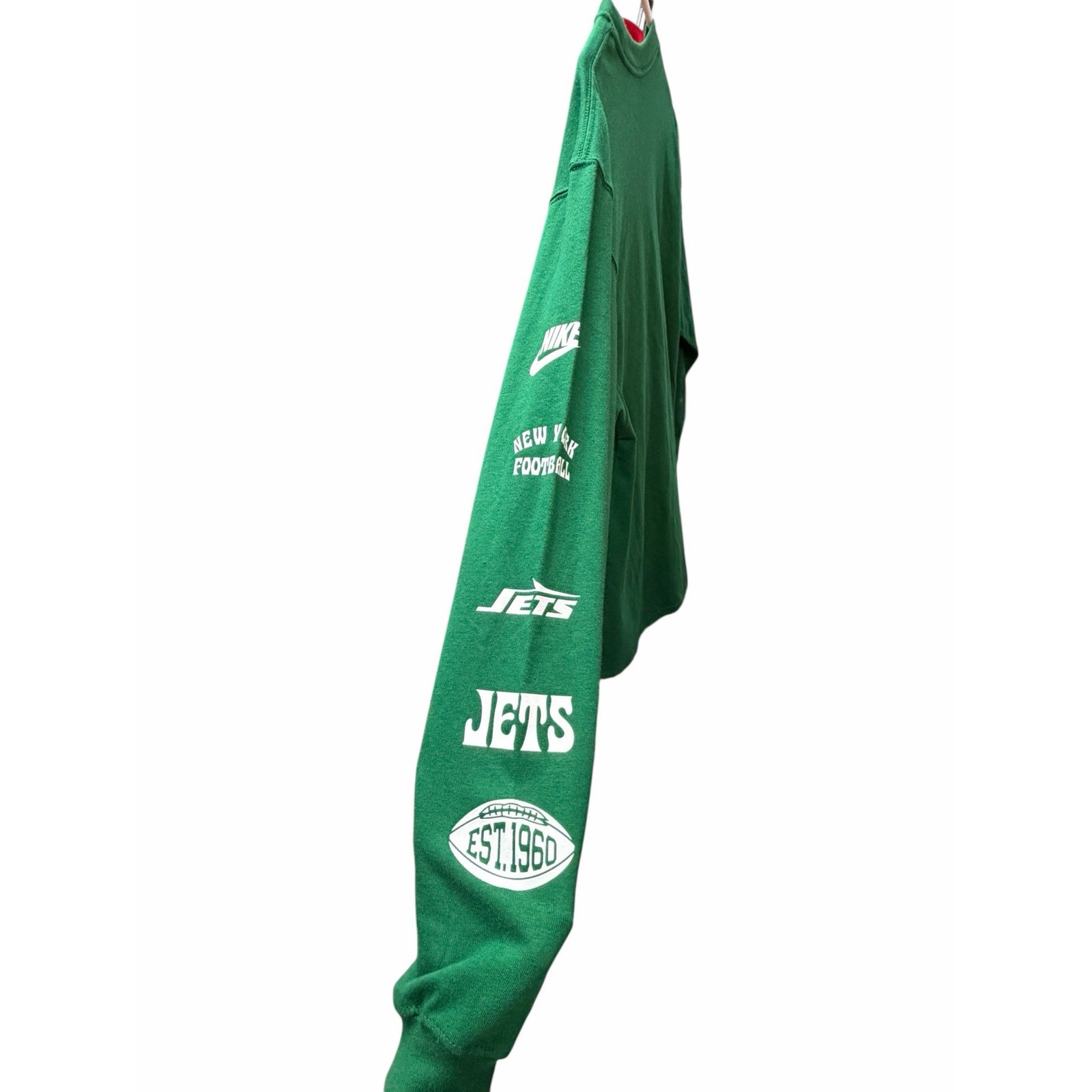 NWT Men’s Nike New York Jets Rewind Heavy Max90 Pocket Long Sleeve T-Shirt – Green