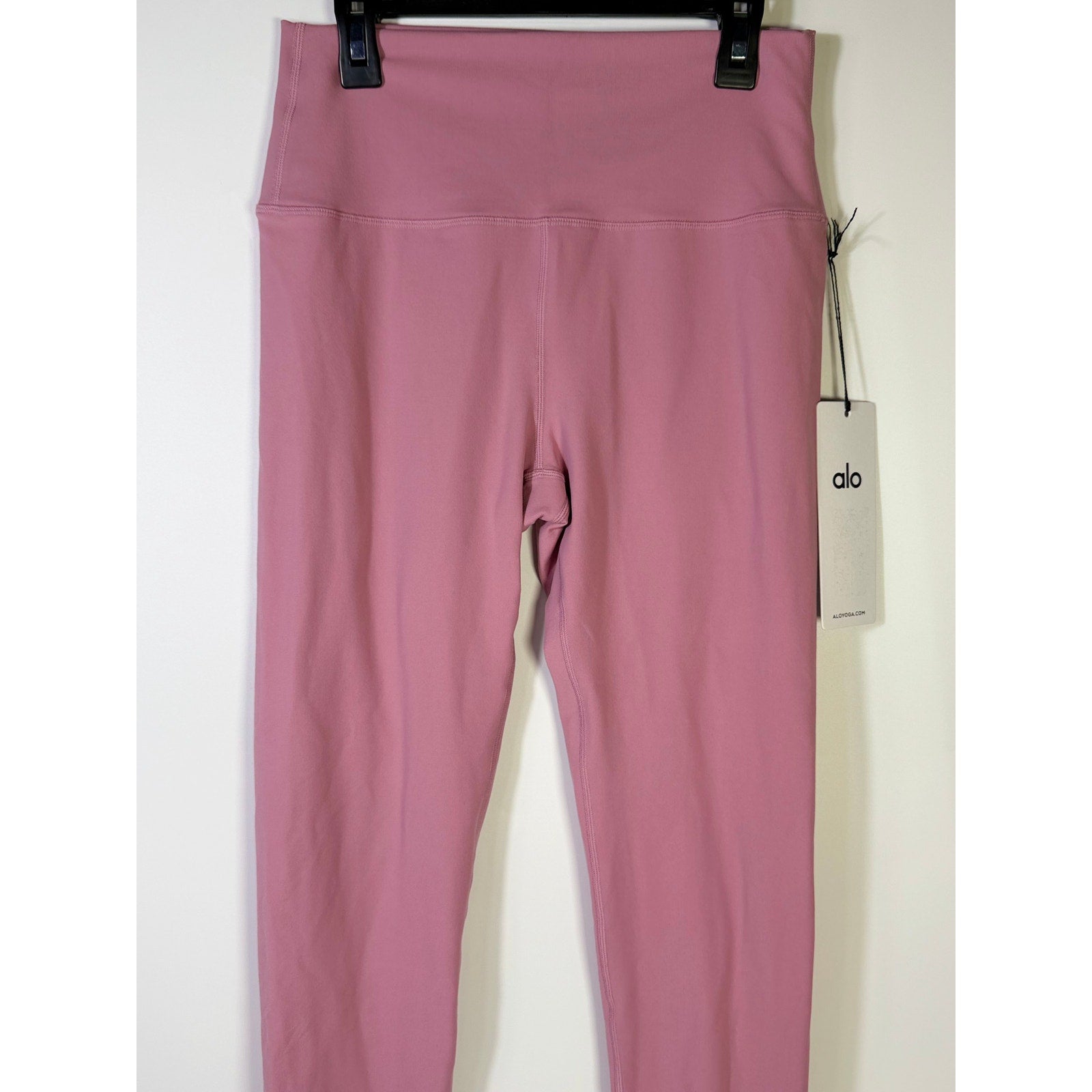 Alo Yoga 7/8 High-Waist Airbrush Leggings Pink Wild Rose Women's L NWT