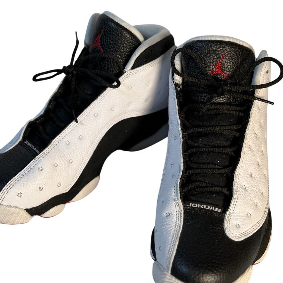 Air Jordan 13 Retro He Got Game Black White Sneakers Men's US 11.5
