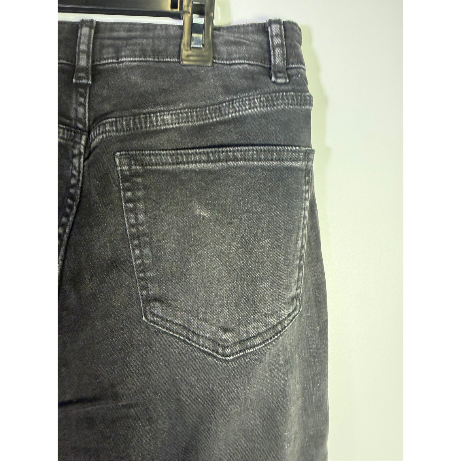 MICHAEL Michael Kors Women’s Selma Cropped Flare Jeans Washed Black Size 4