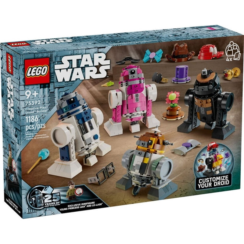 LEGO Star Wars Creative Play Droid Builder 75392 Building Set 1186 Pieces New