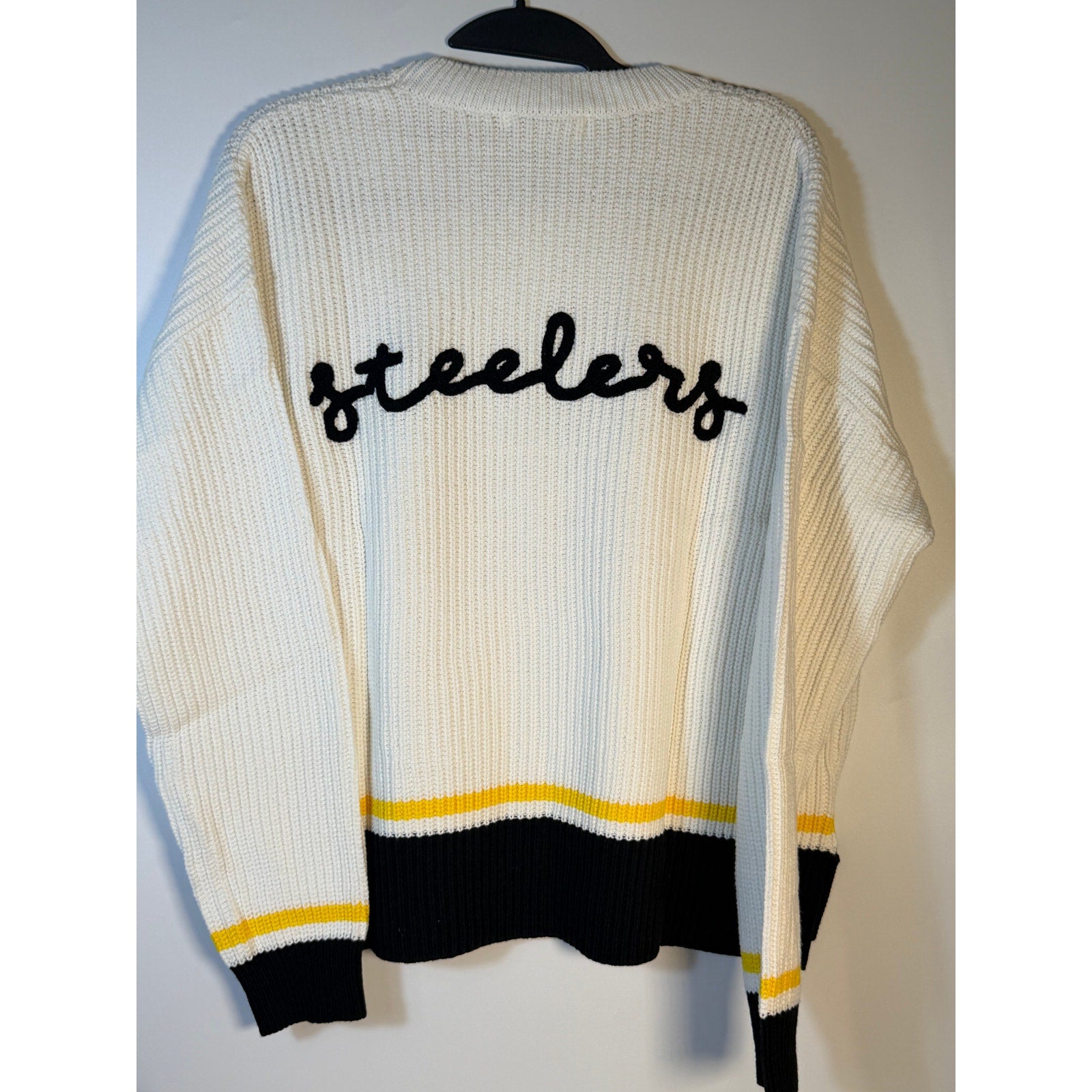 WEAR by Erin Andrews Pittsburgh Steelers Knit Sweater – Women's M/M – NWT