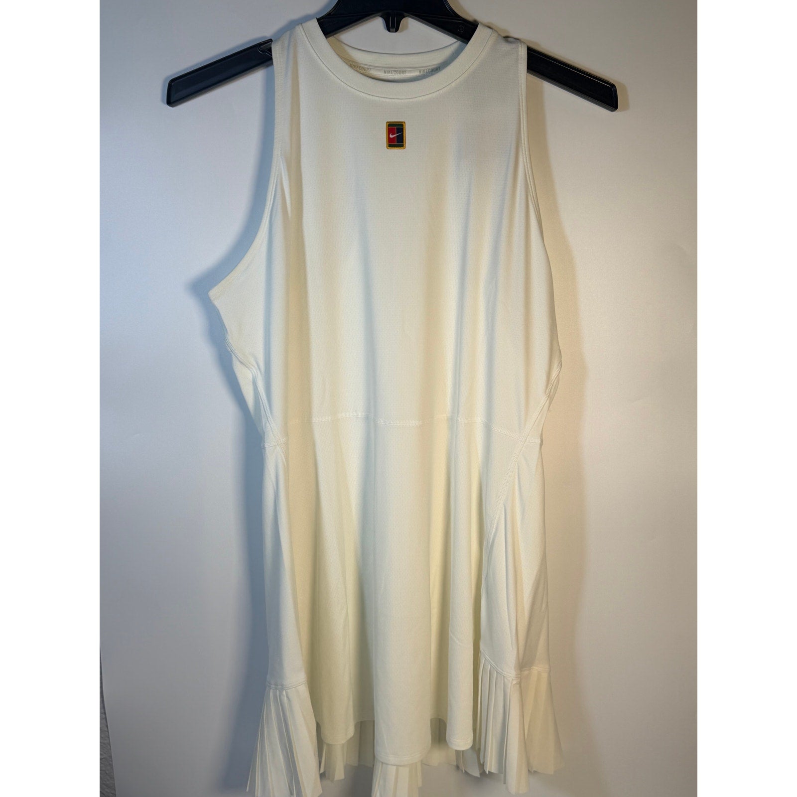 NikeCourt Dri-FIT Tennis Dress White Women's XL Sleeveless NWT