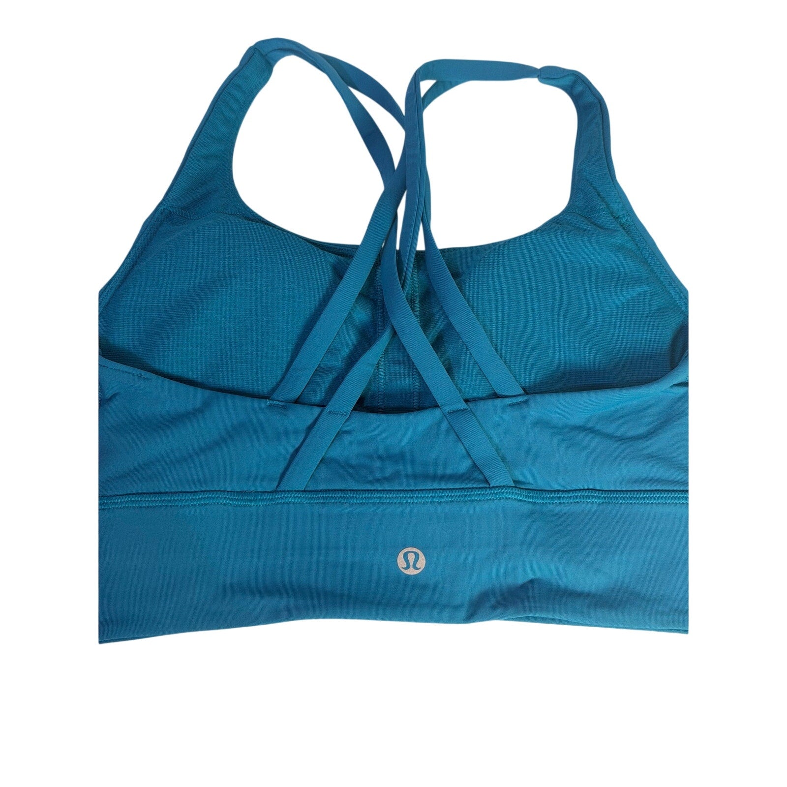 Lululemon Women’s Strappy Longline Sports Bra Teal Blue Size 4