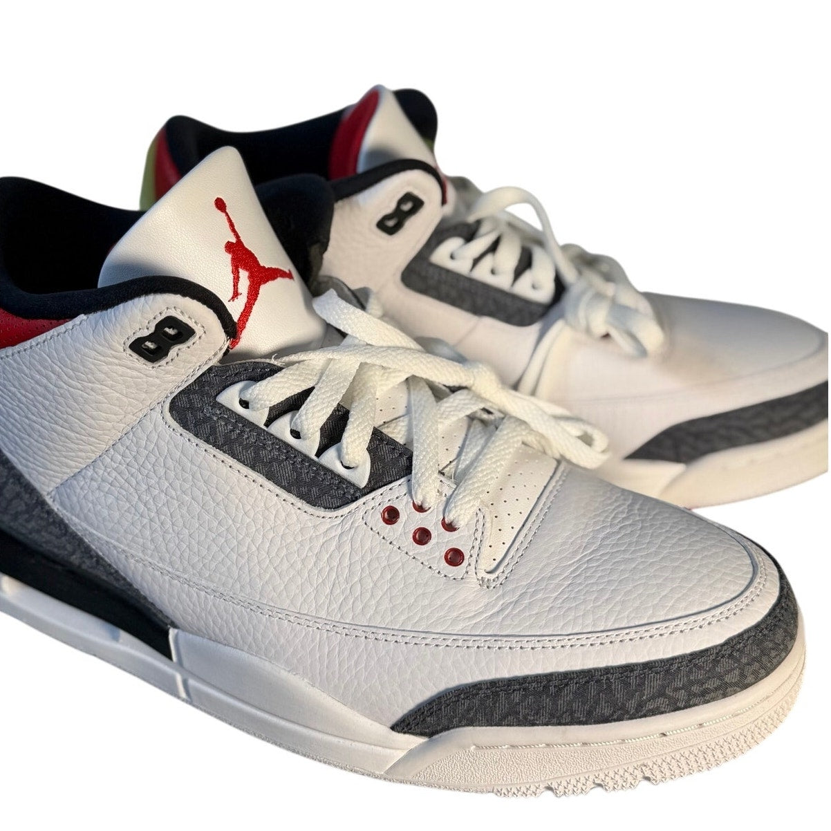Air Jordan 3 Retro White Cement Reimagined Men's US 11 Sneakers