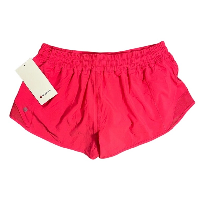 Lululemon Hotty Hot Short 2.5" – Size 14 – LIPG Lipgloss Pink – NWT – $68 Retail