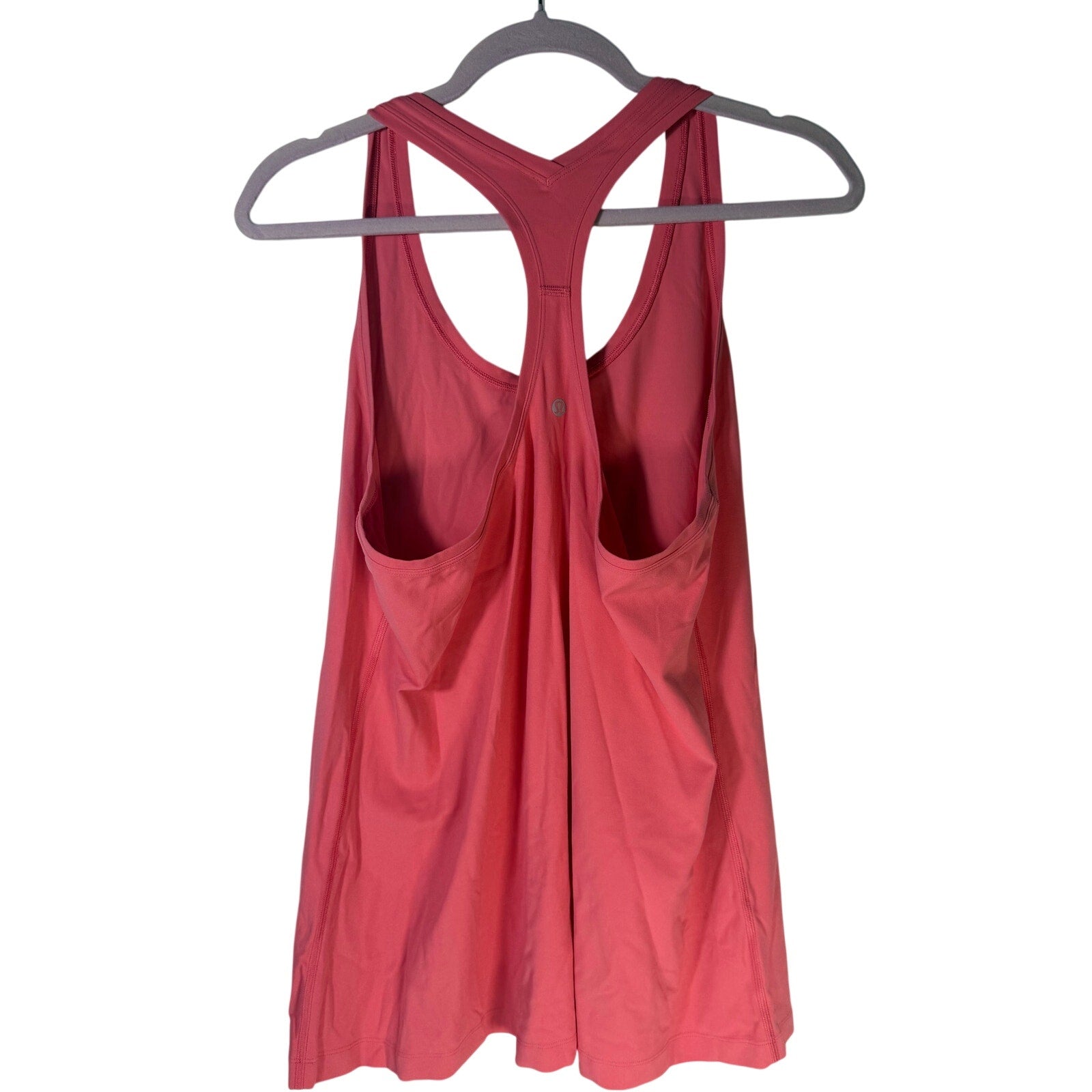 Lululemon Women’s Racerback Athletic Tank Top Coral Pink Size 18