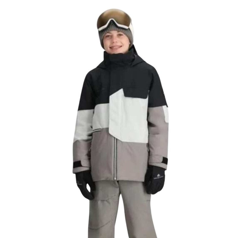 Obermeyer Axel Boys Ski Jacket (2025) – Moonstone – Boys XL – NWT