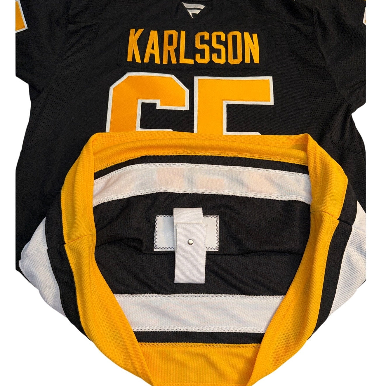 Fanatics Pittsburgh Penguins Erik Karlsson #65 NHL Premium Hockey Jersey Size 56