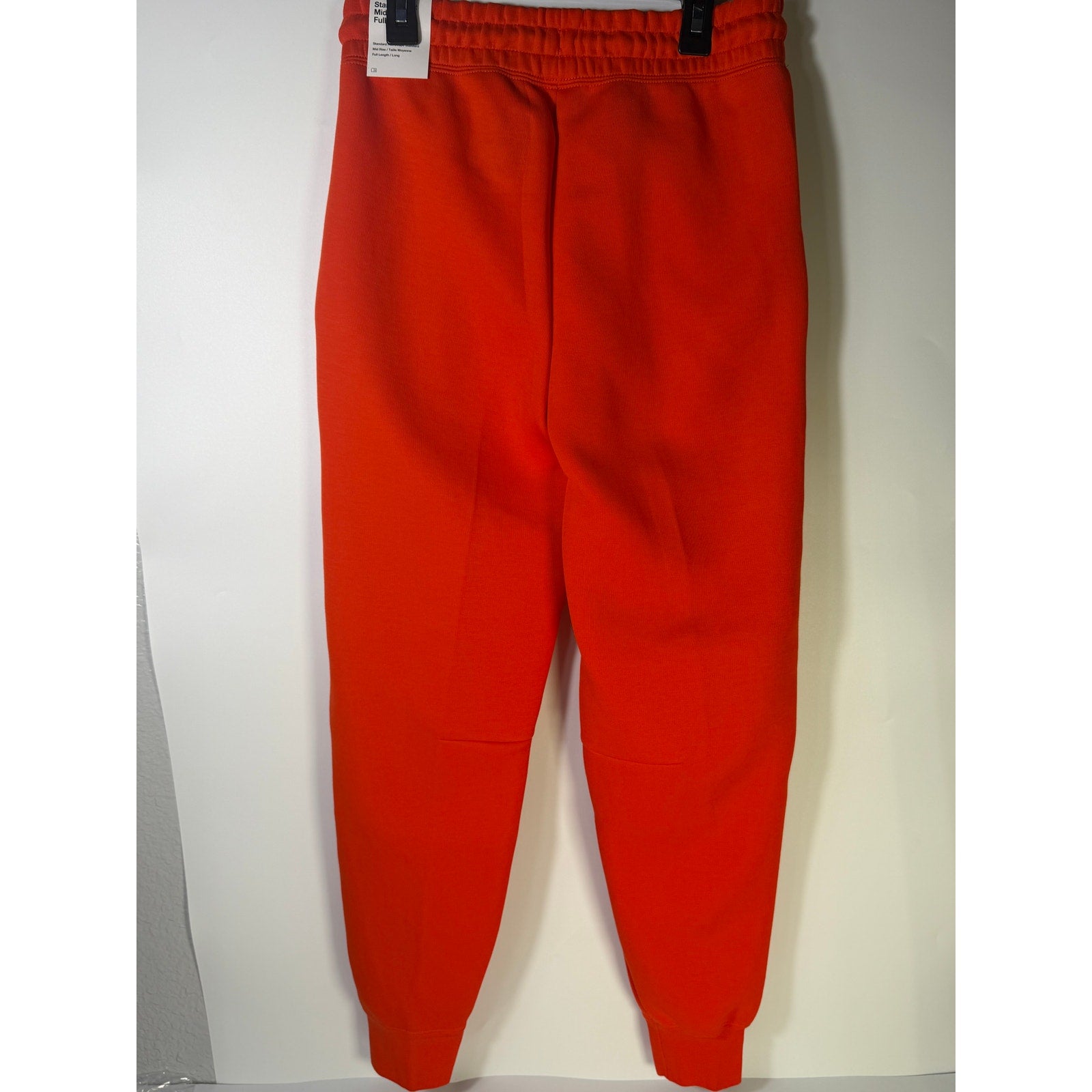 Nike Sportswear Phoenix Fleece Jogger Pants Women's XS Bright Orange Mid Rise NWT