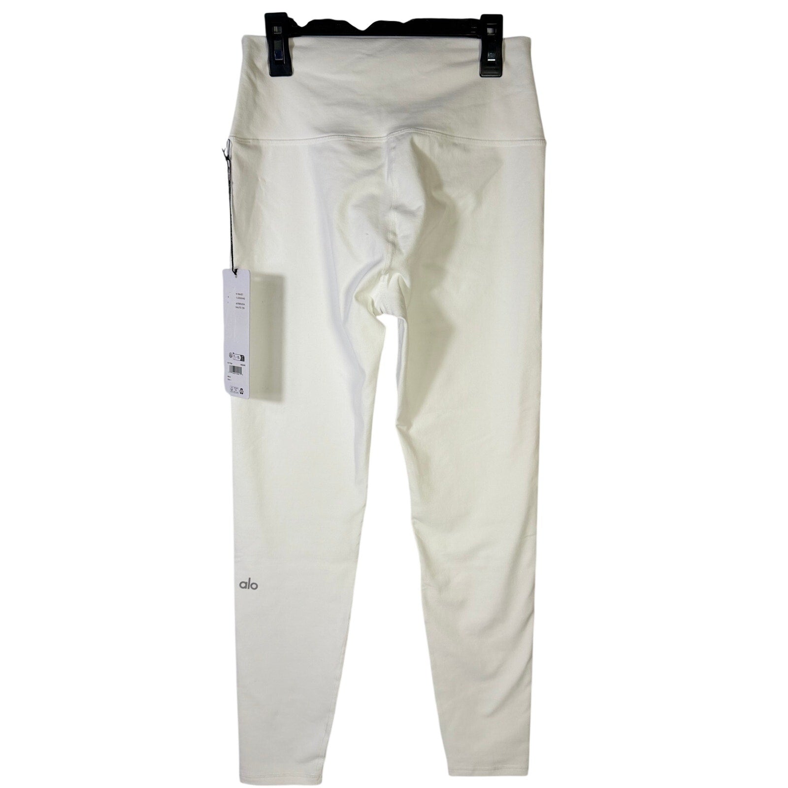 Alo Yoga 7/8 High Waist Airbrush Leggings White Women's Large NWT
