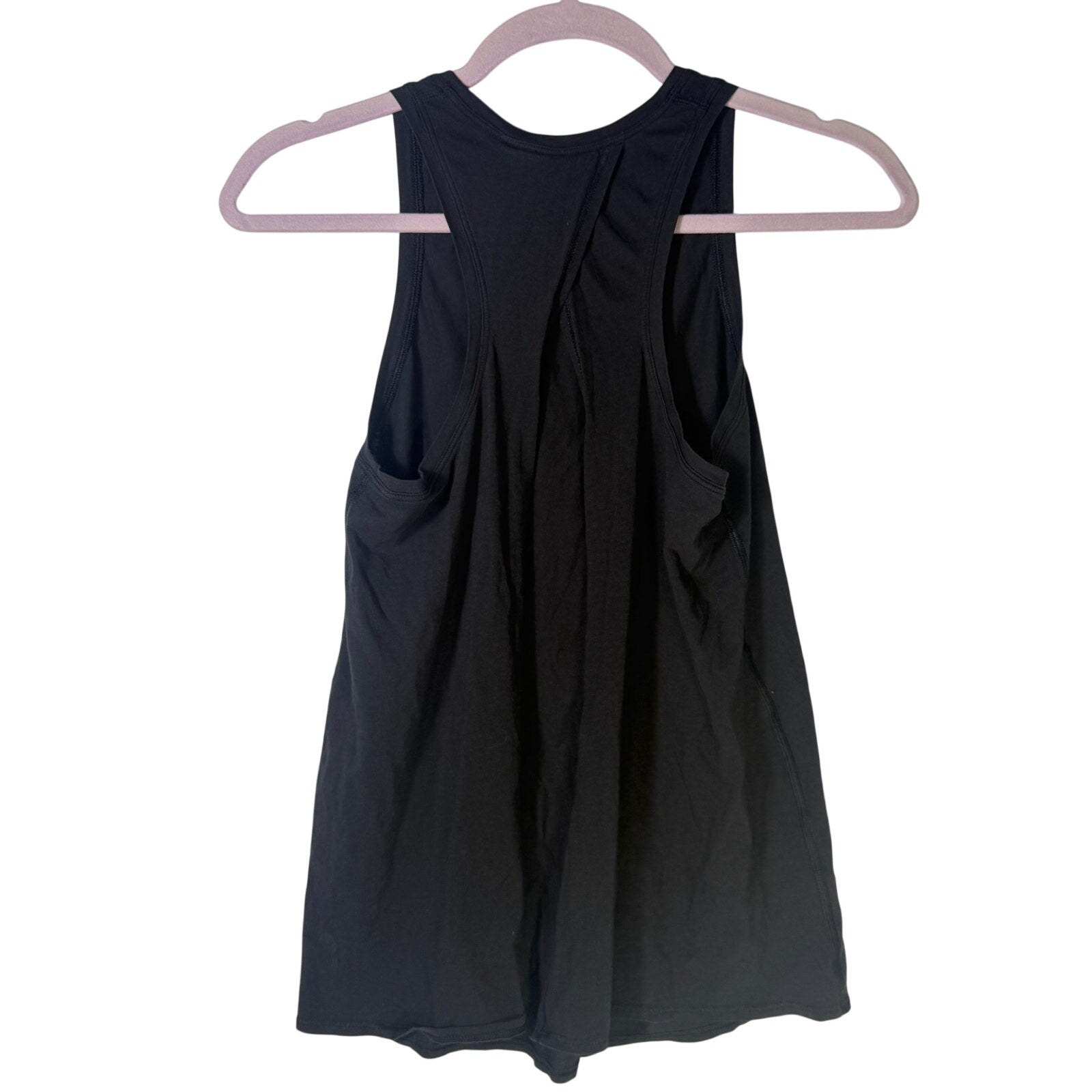 Lululemon Women’s High-Neck Open-Back Athletic Tank Top Black Size 4
