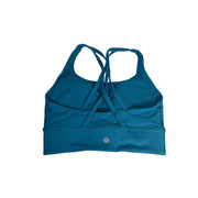 Lululemon Women’s Strappy Longline Sports Bra Teal Blue Size 4