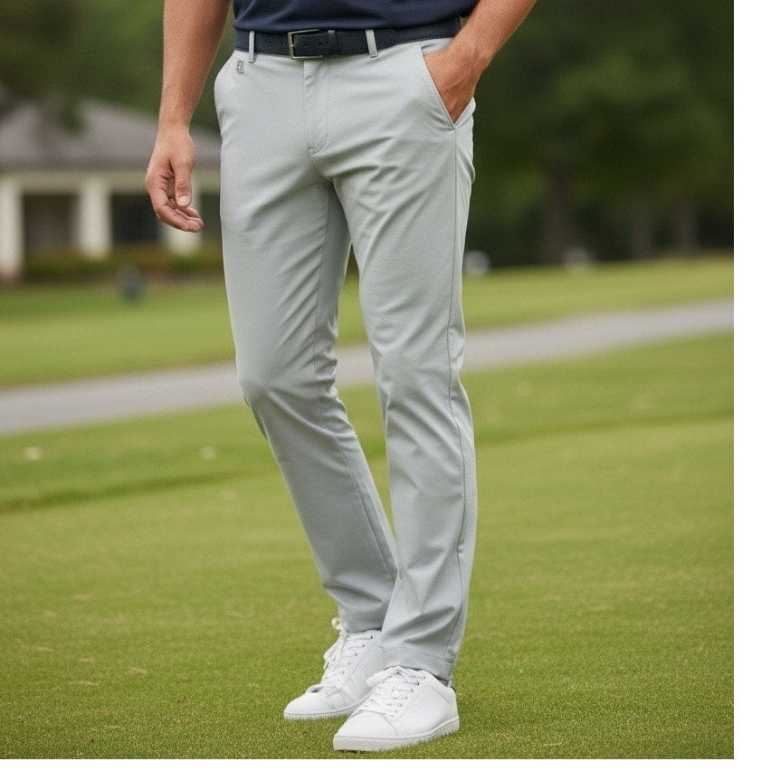 Greg Norman Men’s Luxury Microfiber 5-Pocket Pants GRAY 32x29