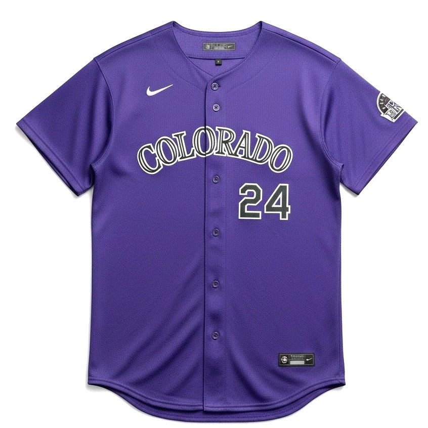 Colorado Rockies #24 Ryan McMahon Youth XL MLB Jersey