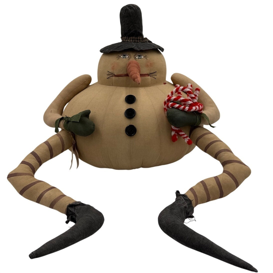Joe Spencer “Chester Snowman” – Large 18” x 28” – Christmas Holiday Décor