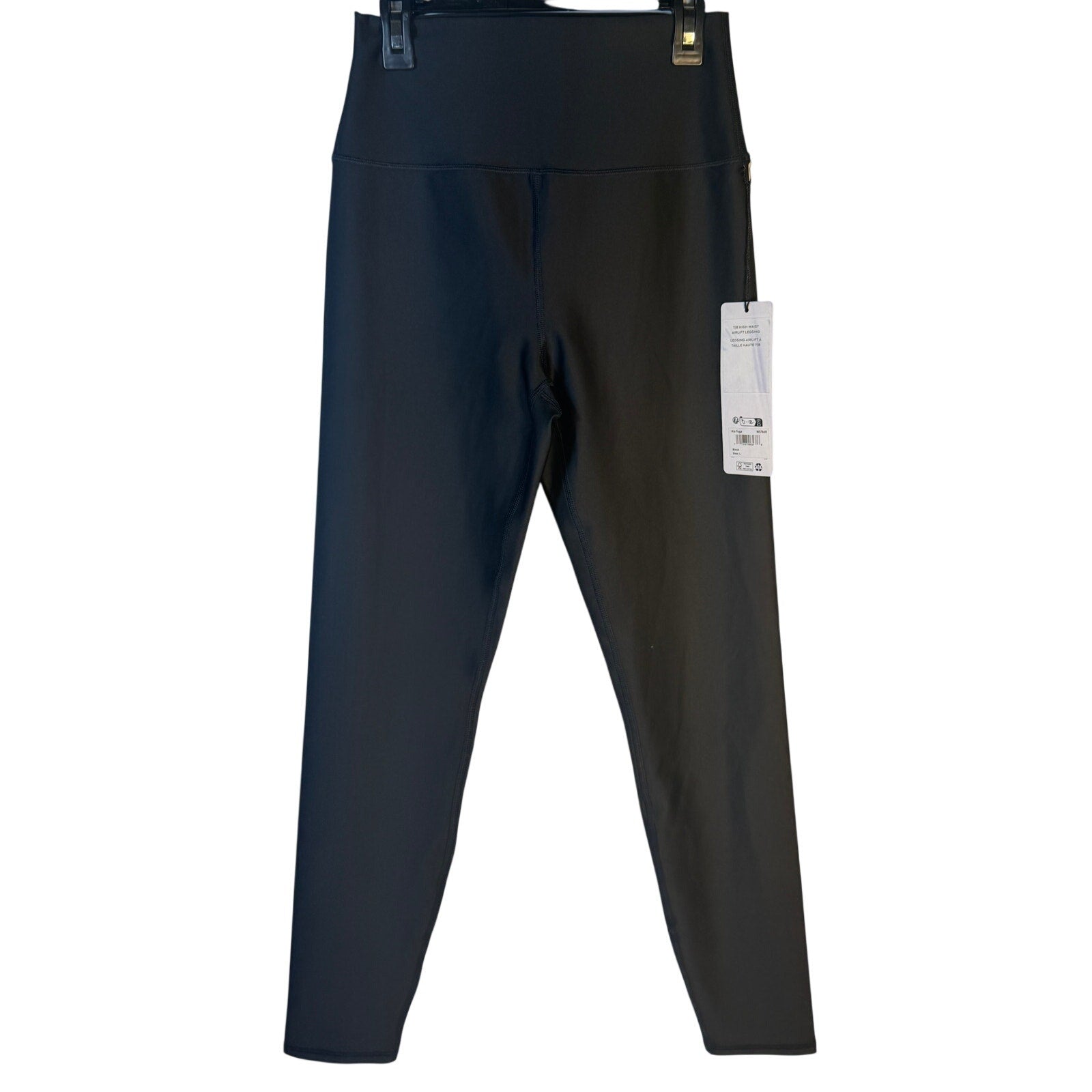 Alo Yoga Airlift 7/8 High Waist Leggings Women's Large Black NWT