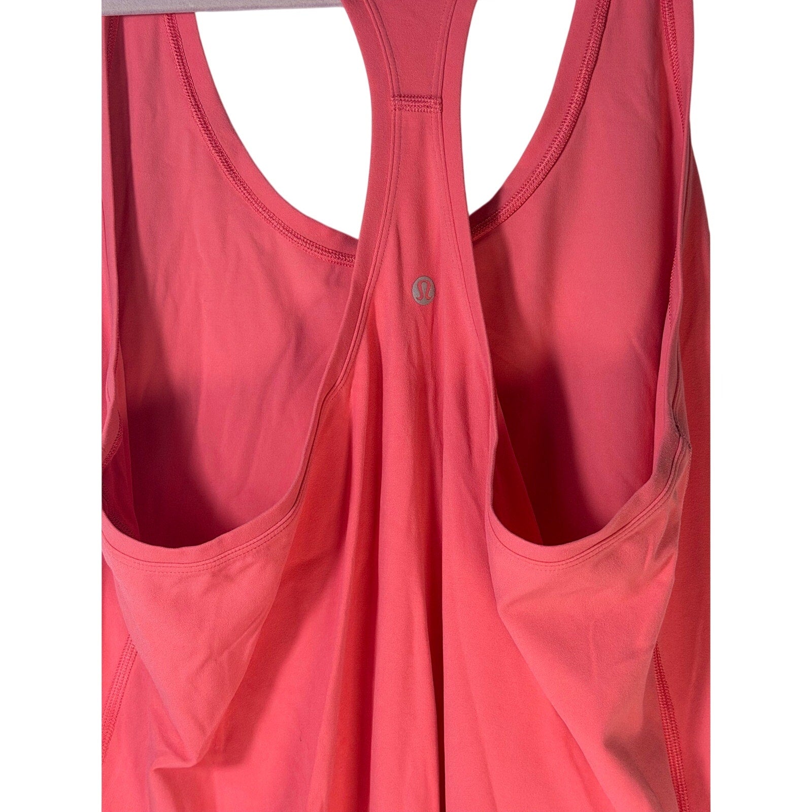 Lululemon Women’s Racerback Athletic Tank Top Coral Pink Size 18