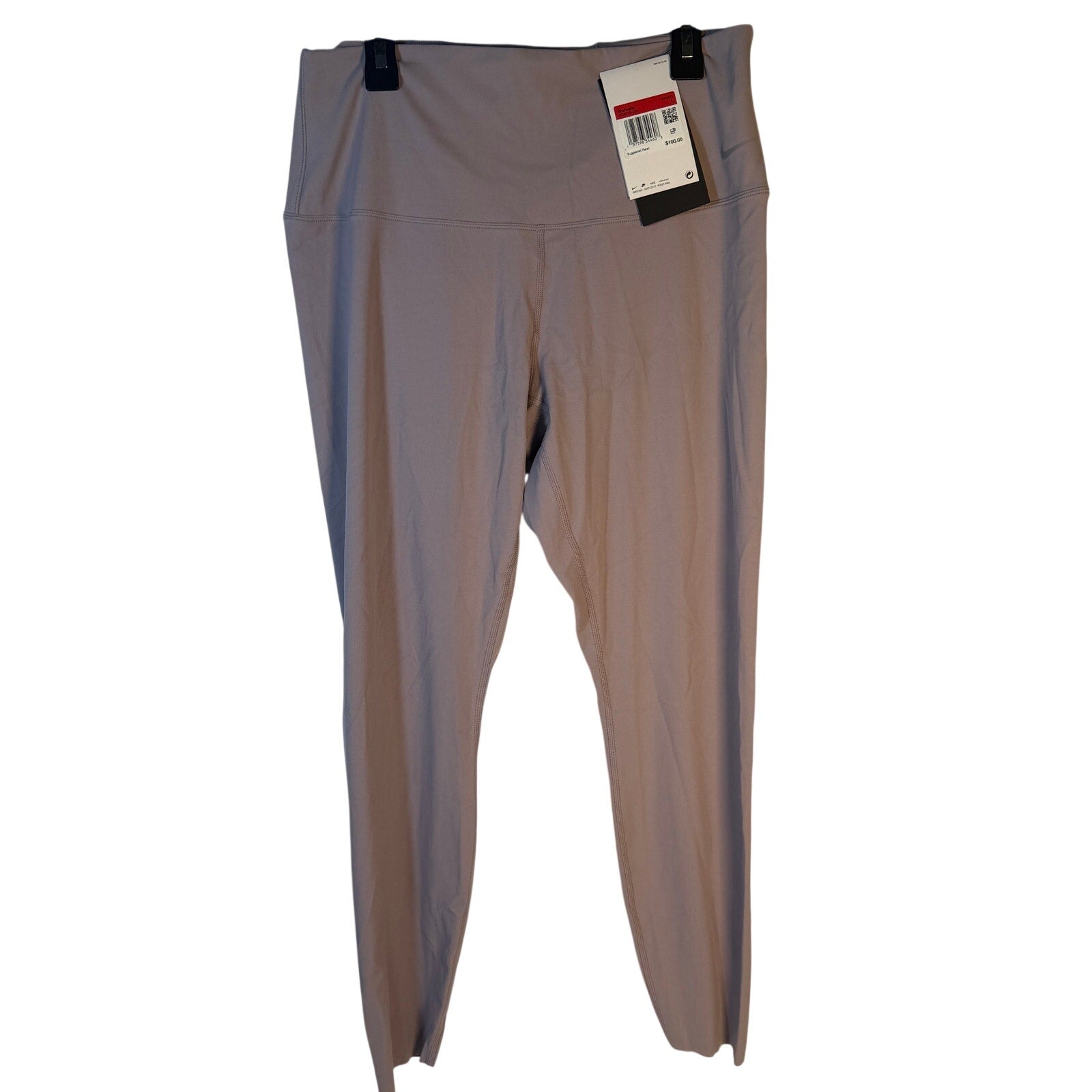 Nike Go High Rise Full Length Leggings Women's Large Taupe Training NWT