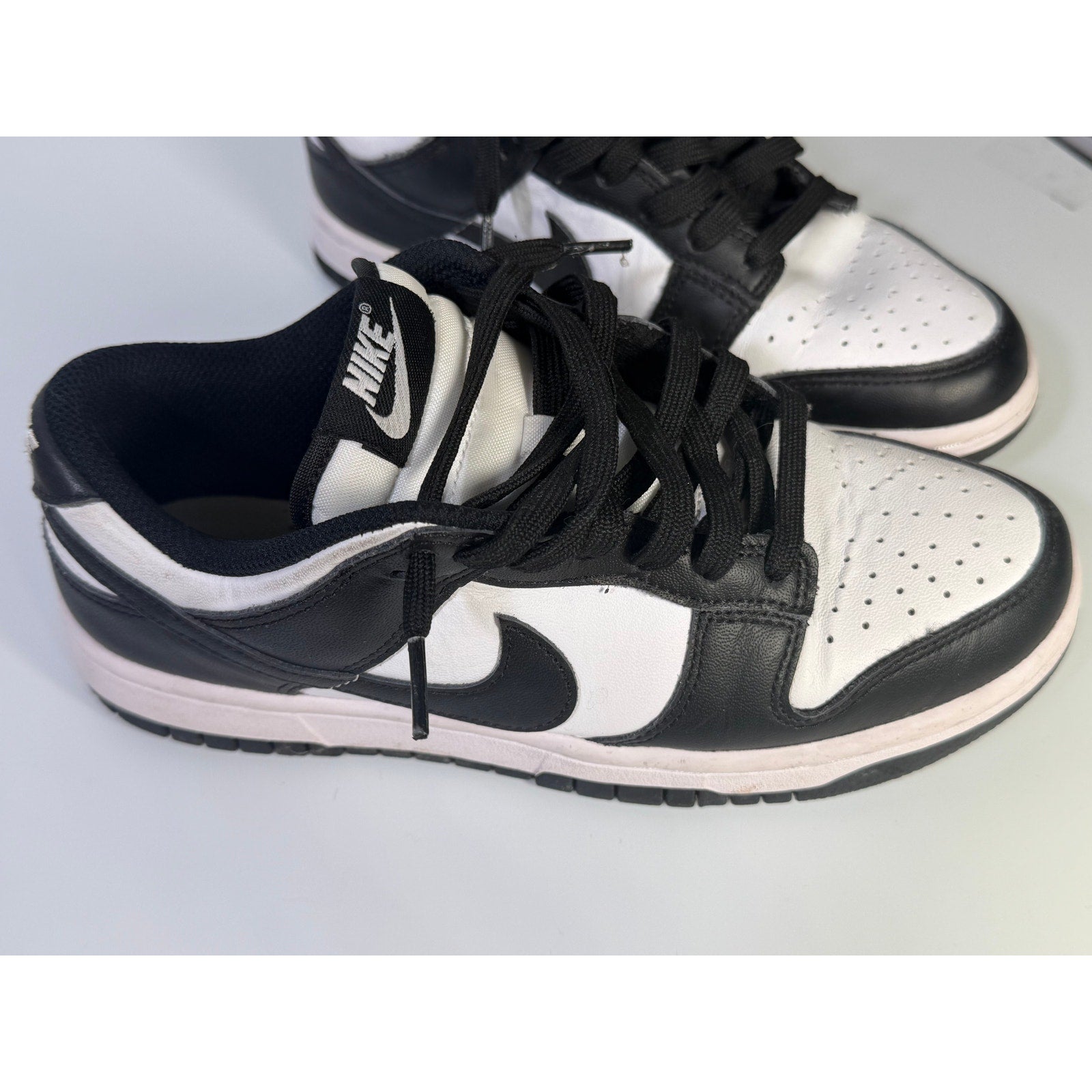 Nike Dunk Low Panda Black White Sneakers Youth Size 5Y DD1503-101 Shoes