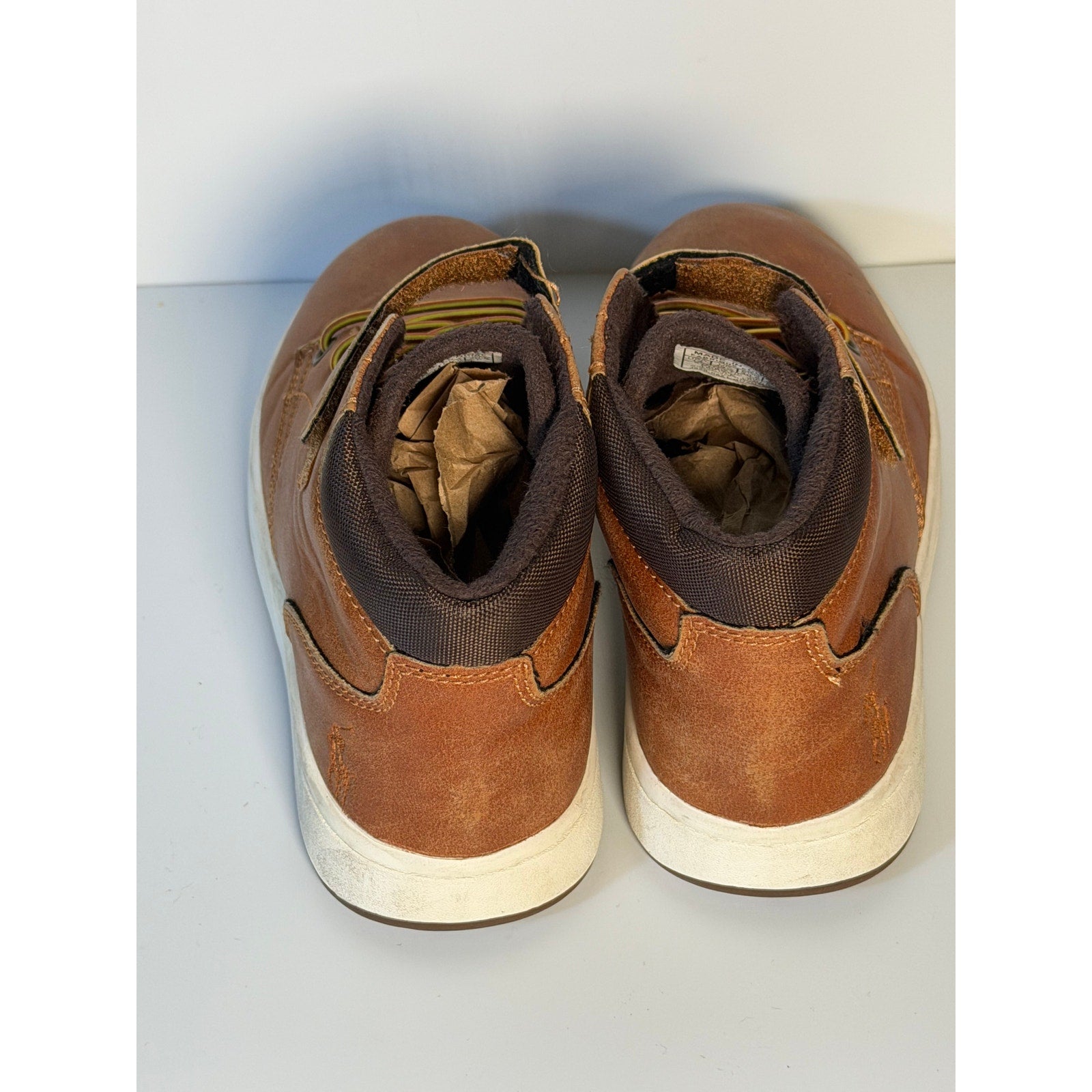 Polo Ralph Lauren Kids Mid-Top Sneakers Brown US 13C Hook & Loop – Pre-Owned