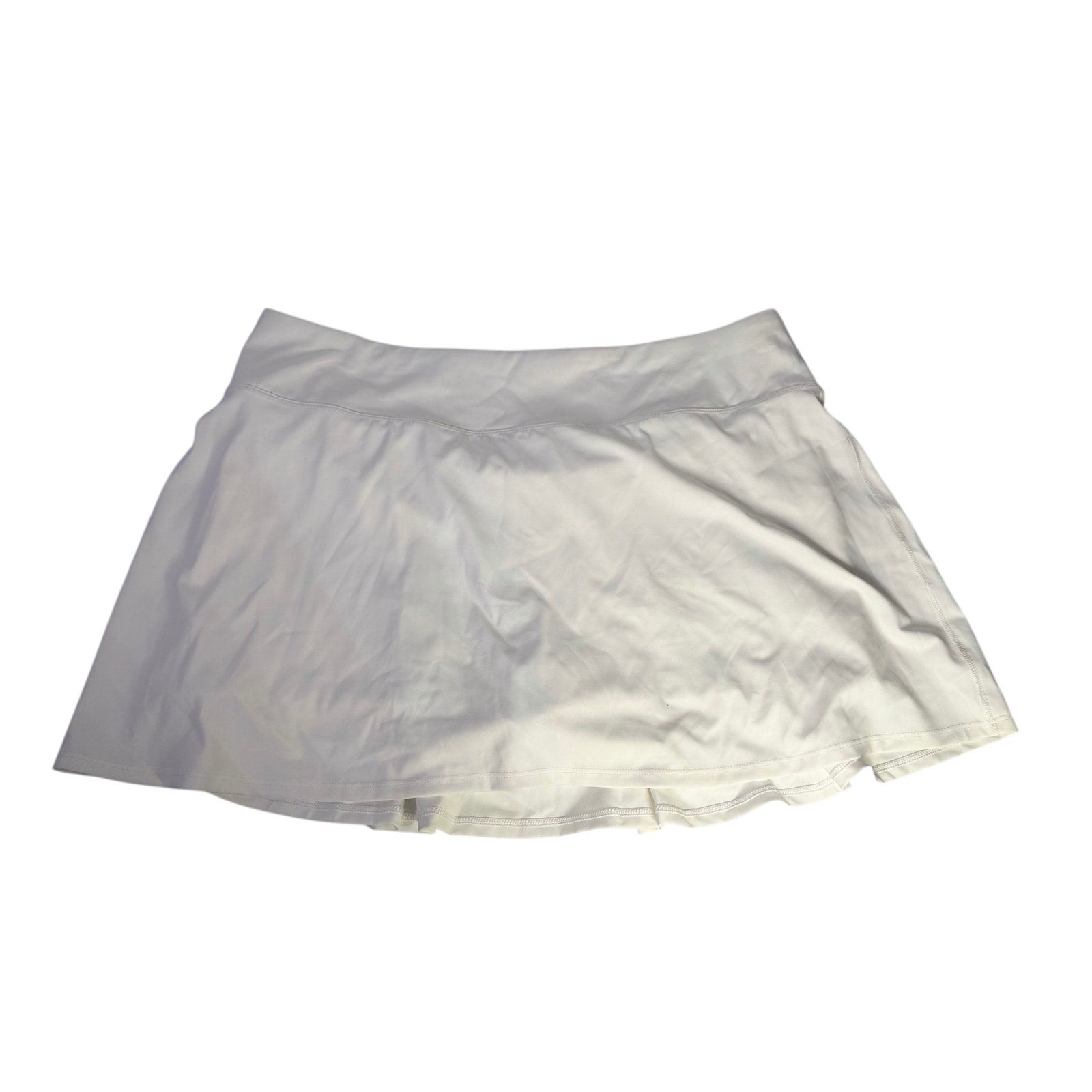 CALIA Women’s Court Collection High-Rise Skort 14” White Size XL