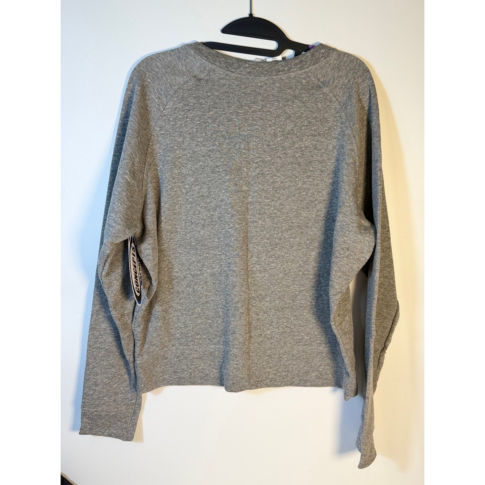 Concepts Sport Pittsburgh Penguins Women's Gray Crew Sweatshirt Large NWT NHL