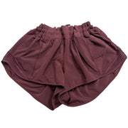 Lululemon Women’s Burgundy Running Shorts Size 8 Regular Lined Athletic