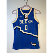 Nike Milwaukee Bucks Damian Lillard #0 City Edition Jersey Youth M 10/12 NWT