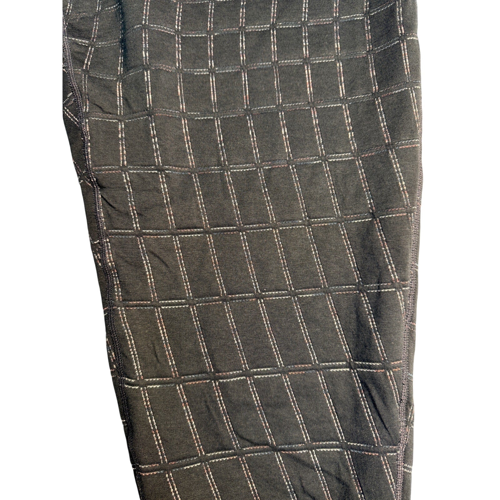 Nike Yoga Luxe Dri-FIT Grid Jogger Pants Black Women’s XL NWT