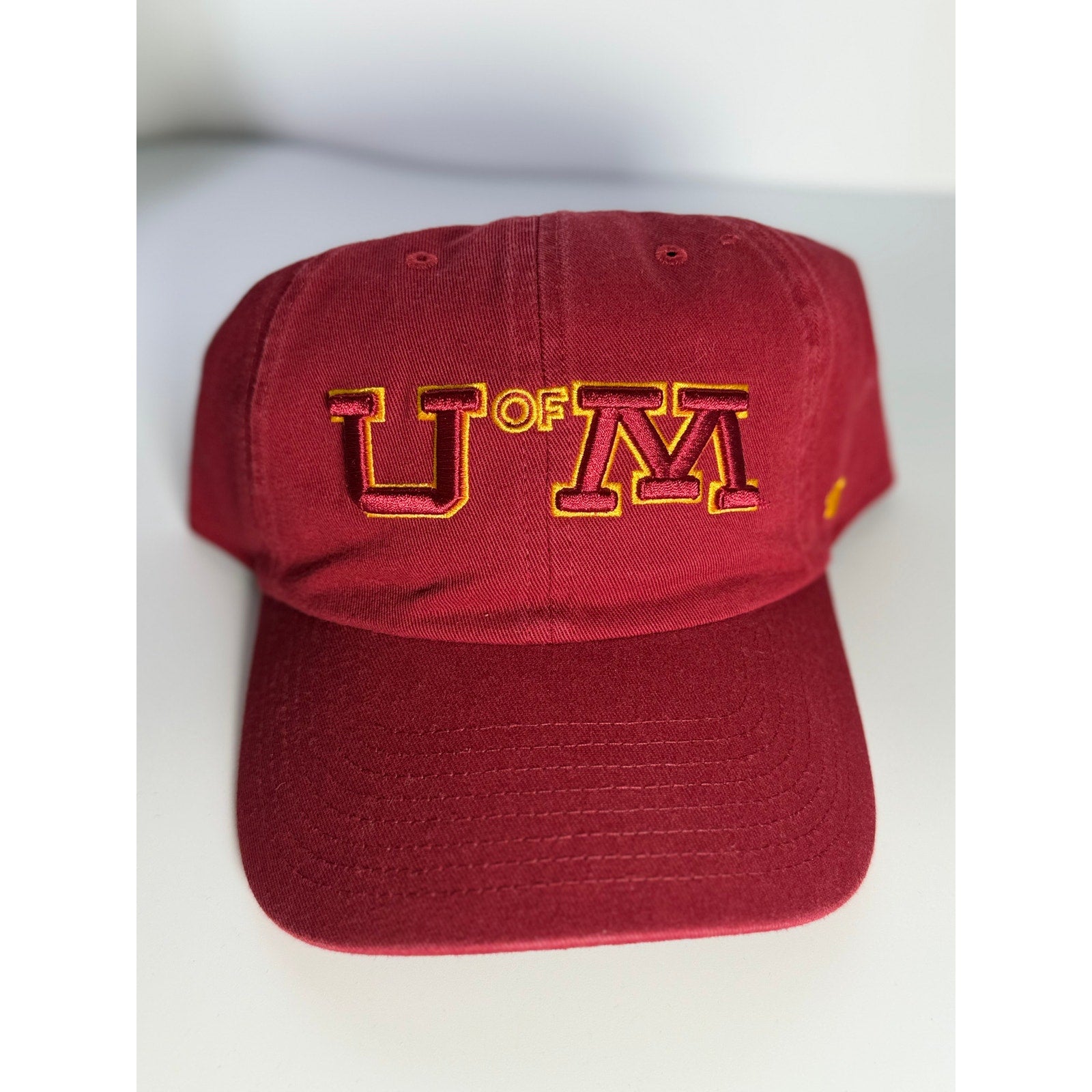 '47 University of Minnesota U of M Adjustable Dad Hat Maroon Gold OSFM