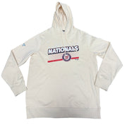 Levelwear Washington Nationals Podium Grain Pullover Hoodie Cream NWT Size L
