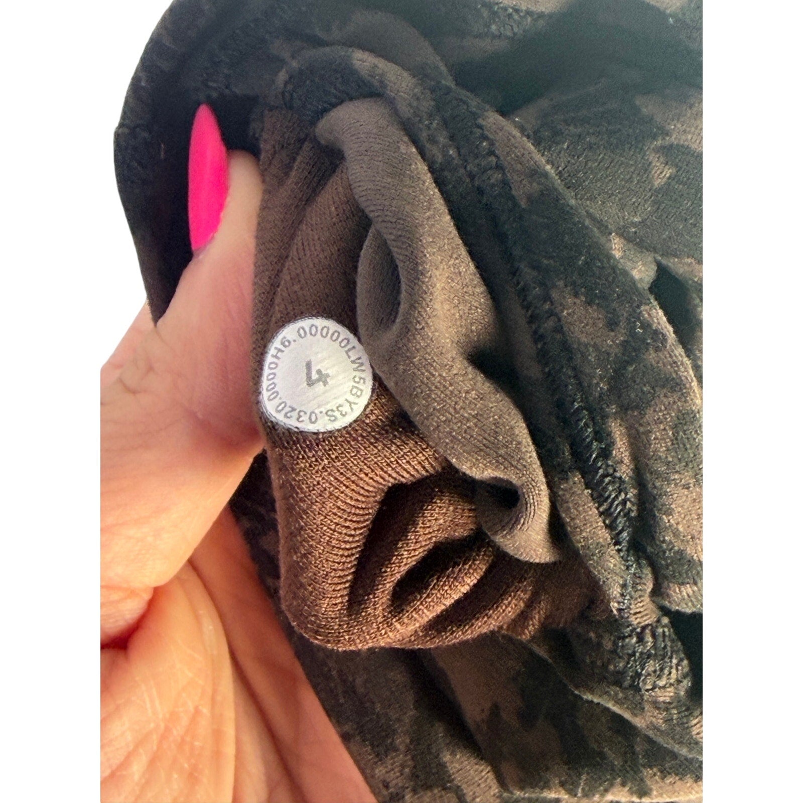 Lululemon Women’s Align High-Rise Leggings 25” Brown Black Camo Size 4