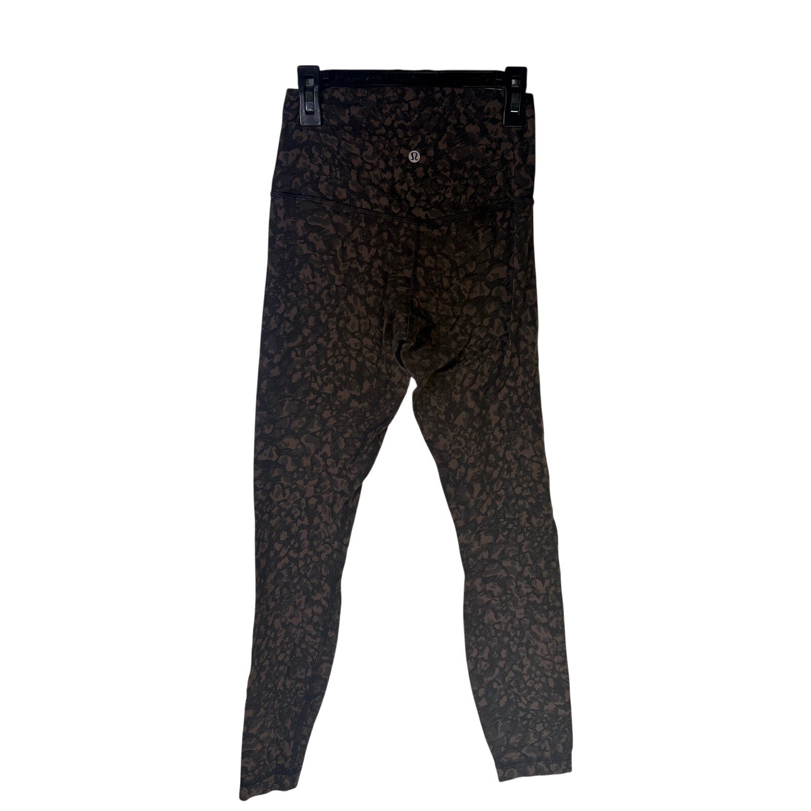 Lululemon Women’s Align High-Rise Leggings 25” Brown Black Camo Size 4