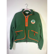 WEAR by Erin Andrews Women’s Miami Hurricanes Quarter-Zip Fleece Green Size S