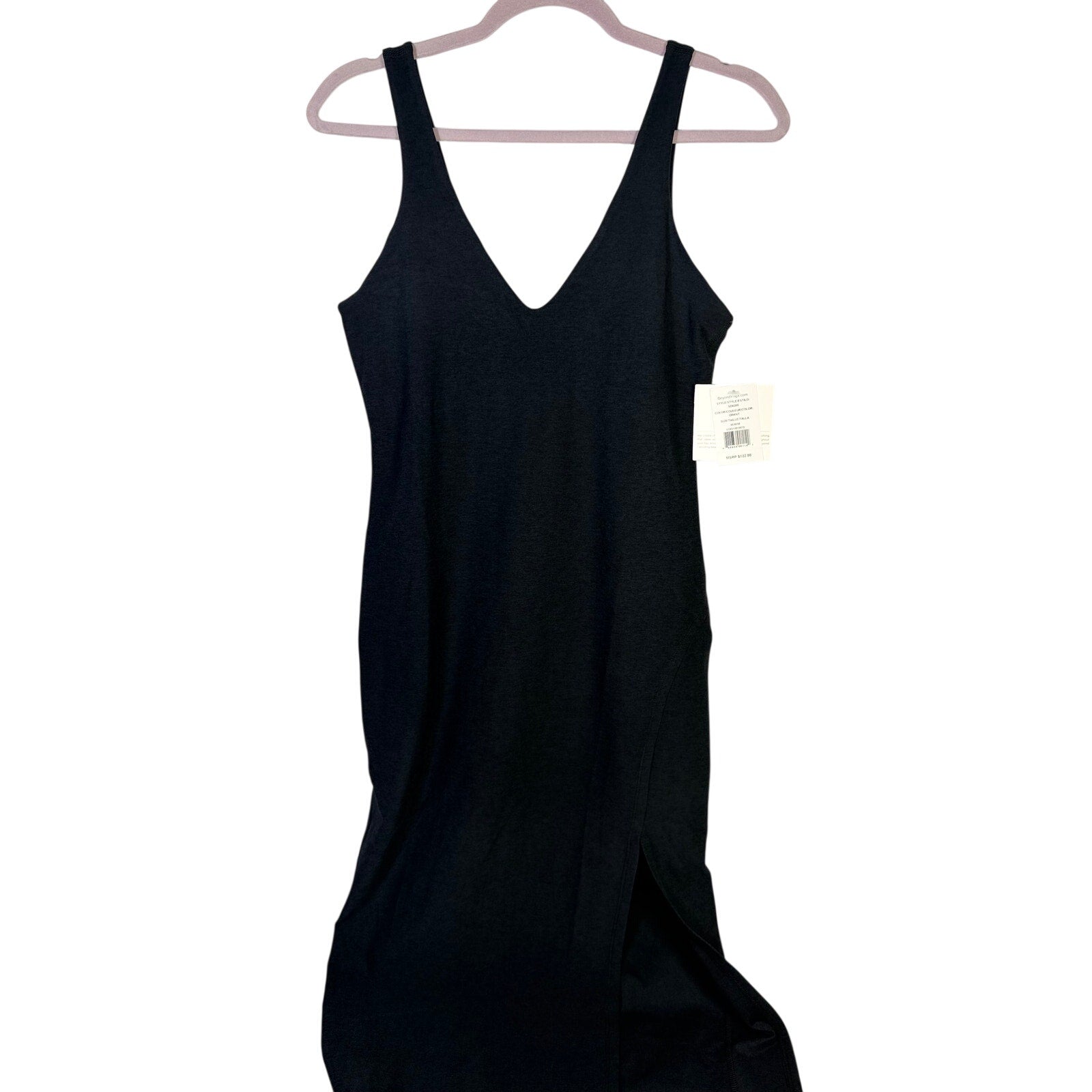 Beyond Yoga Spacedye Inspire Midi Dress Women’s Size Medium Black