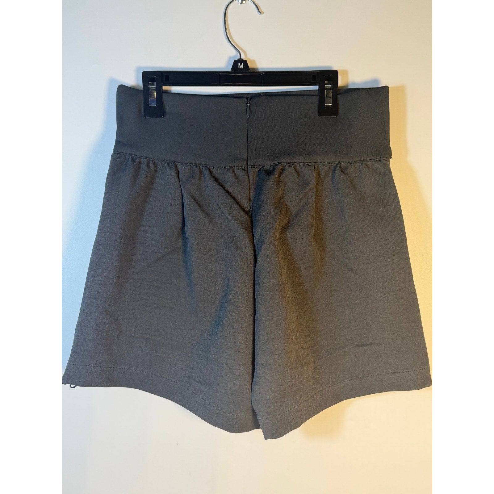 Nike Dri-FIT Flex Bliss Luxe Shorts Women's Medium Gray High Rise Running NWT