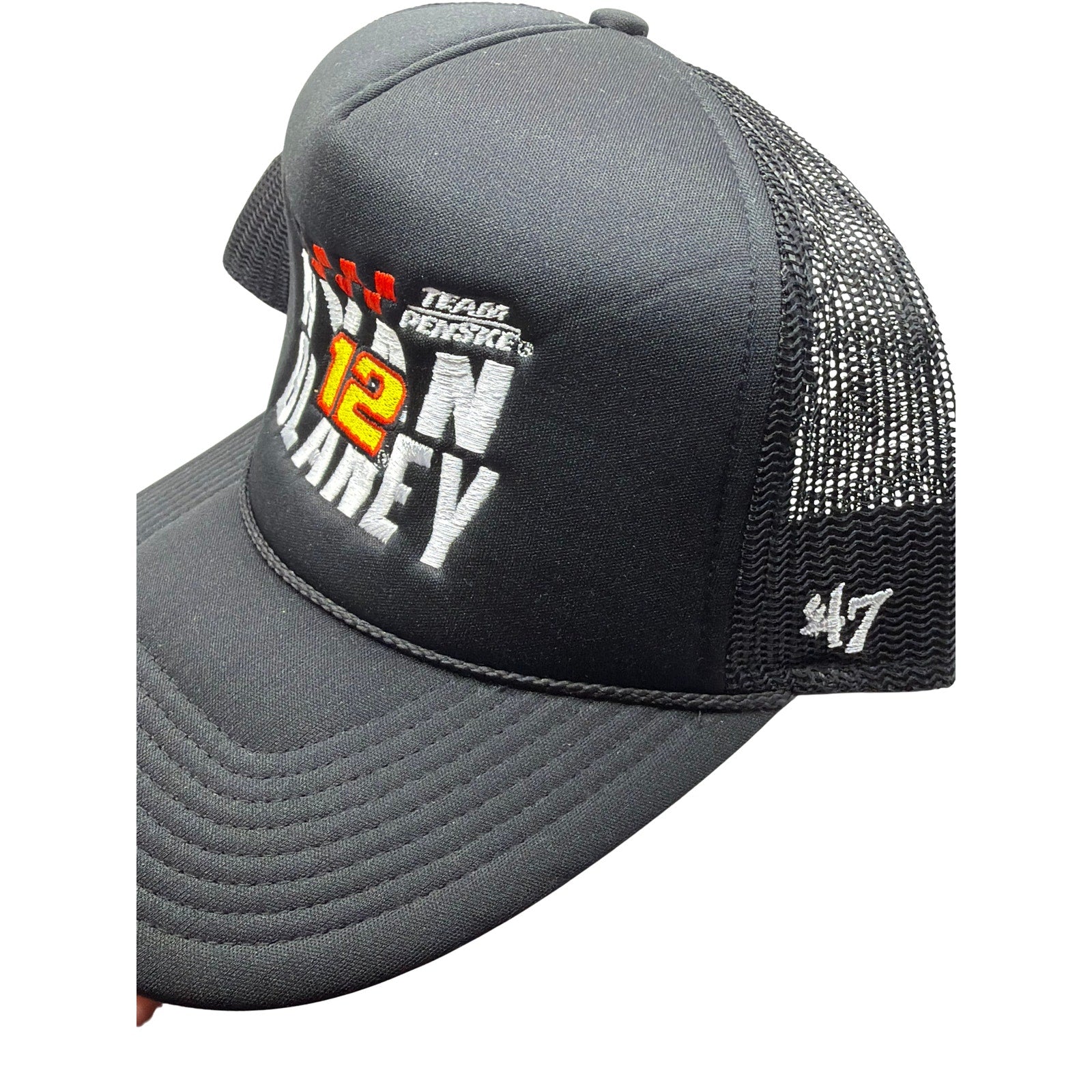 Ryan Blaney #12 Team Penske NASCAR ’47 Trucker Snapback Hat Black