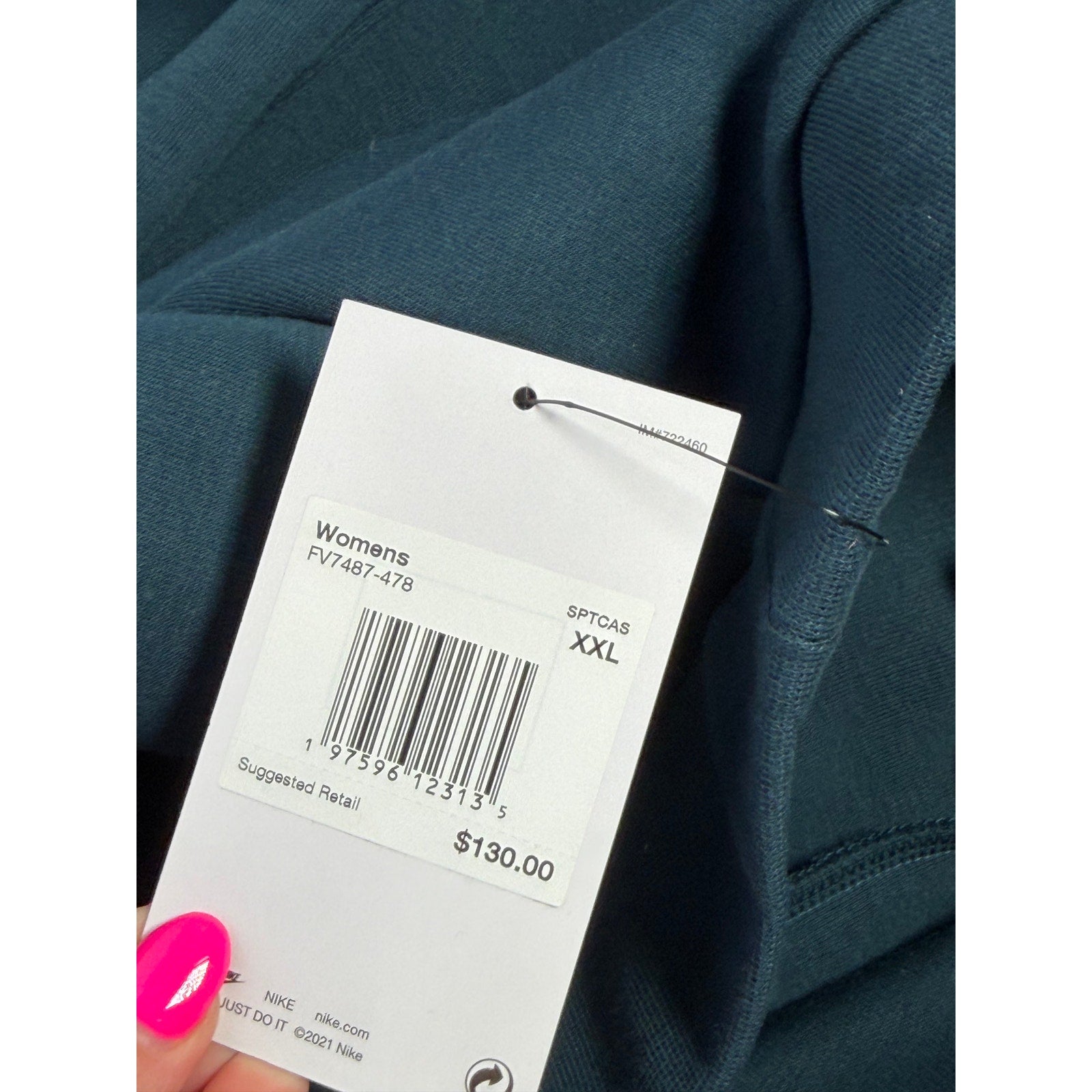 Nike Sportswear Tech Fleece High-Waisted Slim Pants Women’s XXL Armory Navy NWT