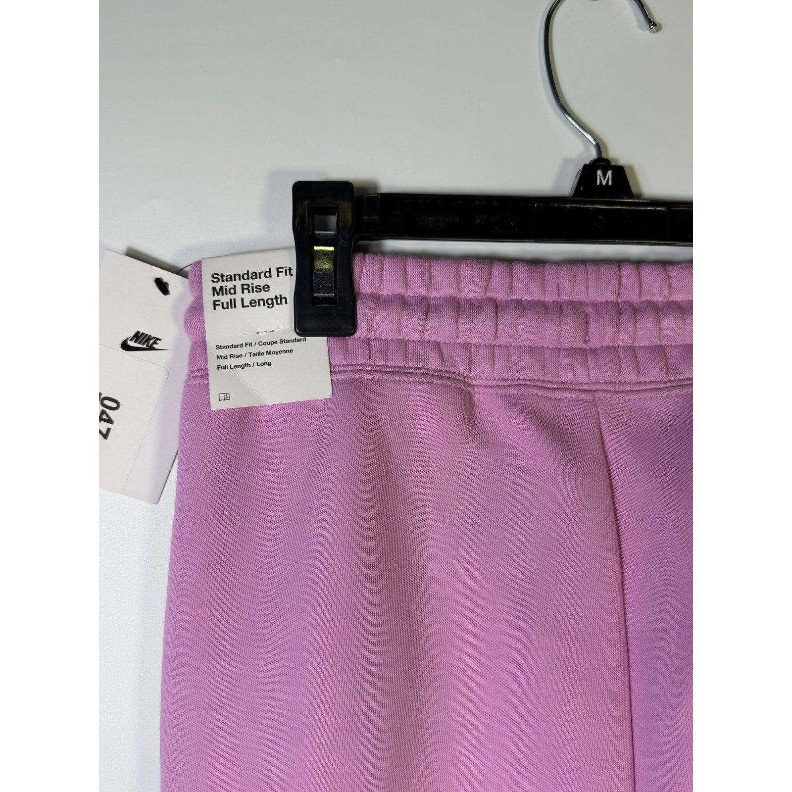 Nike Sportswear Phoenix Fleece Jogger Sweatpants Women's XS Pink Mid Rise NWT