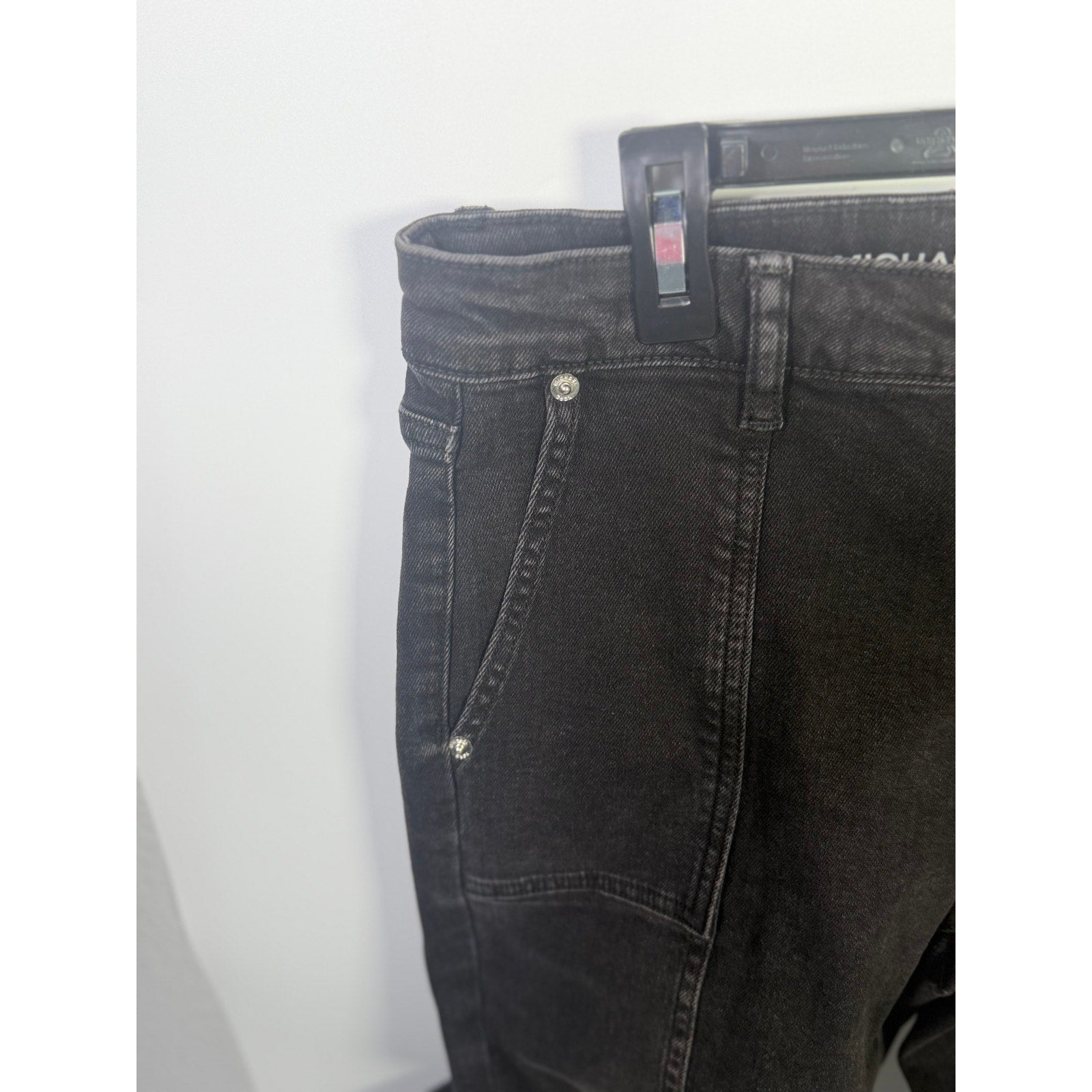 MICHAEL Michael Kors Women’s Selma Cropped Flare Jeans Washed Black Size 4
