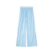 Rame Sports Women’s Light Blue Wide-Leg Pull-On Pants Size M