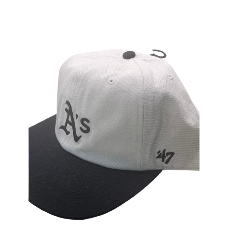 ’47 Oakland Athletics A’s Adjustable Snapback Hat Gray Black MLB