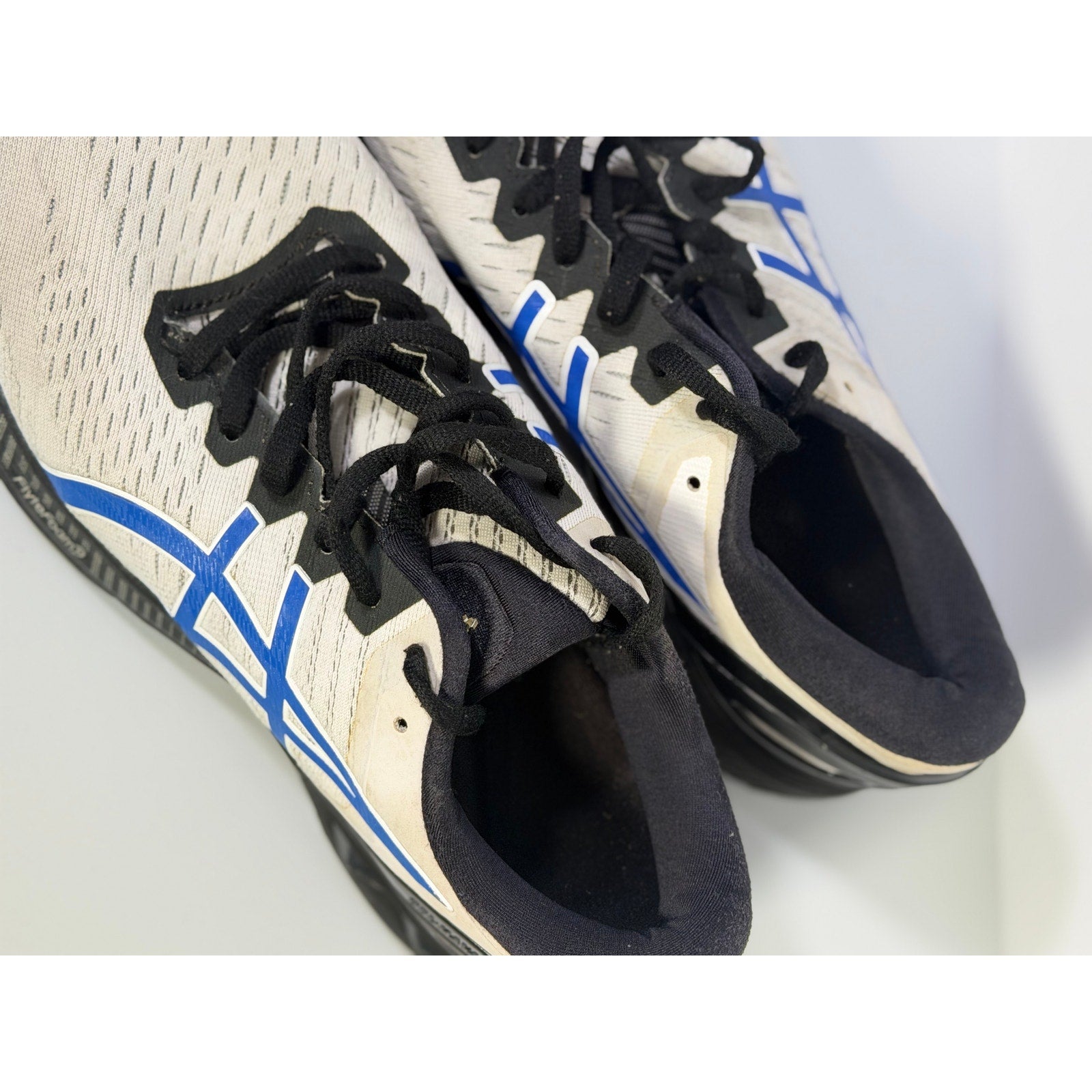 ASICS Gel Cumulus 24 Running Shoes White Blue Black Men's US 8.5 EU 42 Athletic