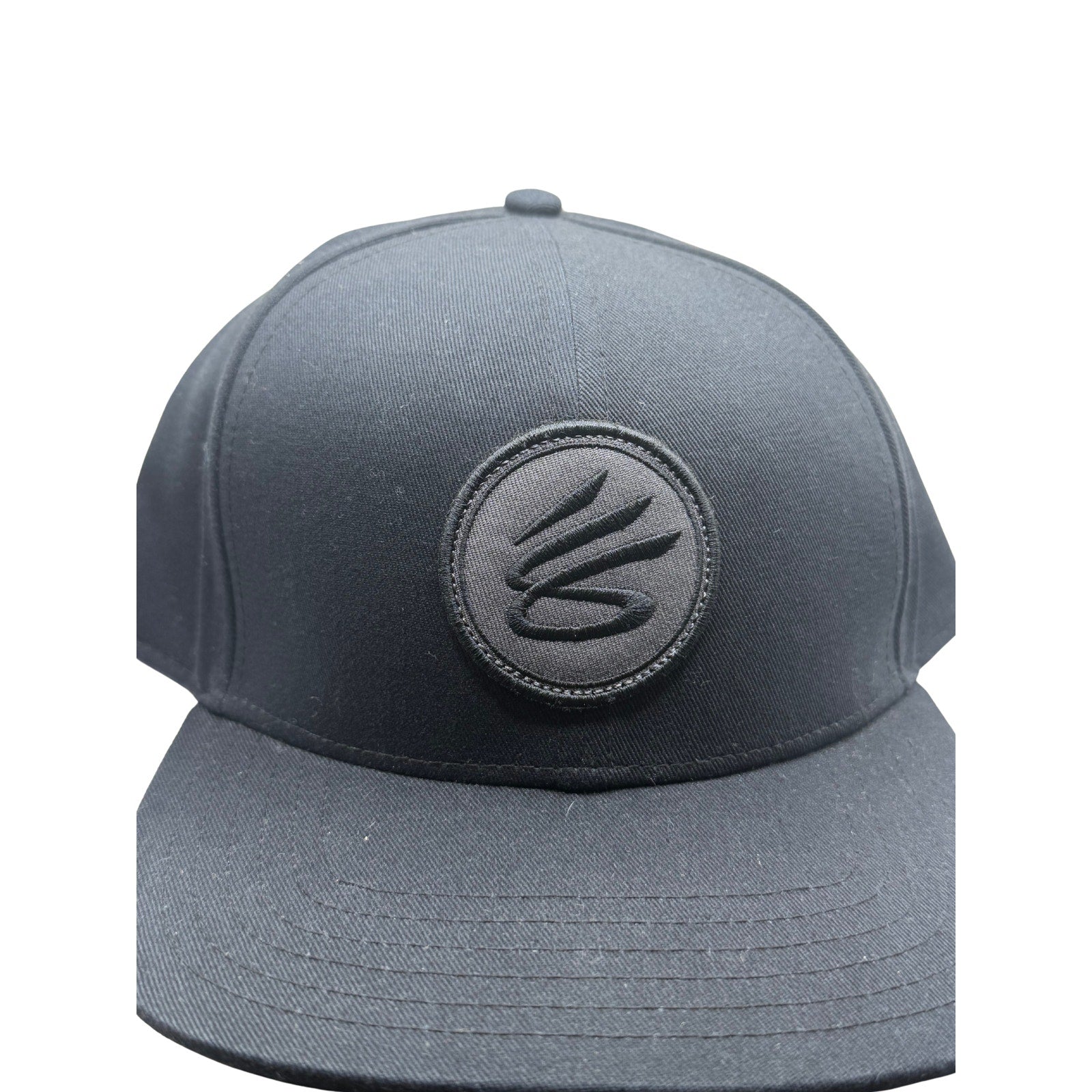 Curry Brand Black Snapback Hat Adjustable Basketball Cap One Size NWT